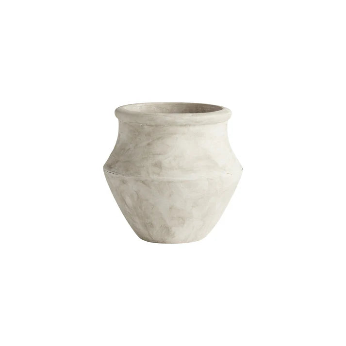 Small Greek White Pot
