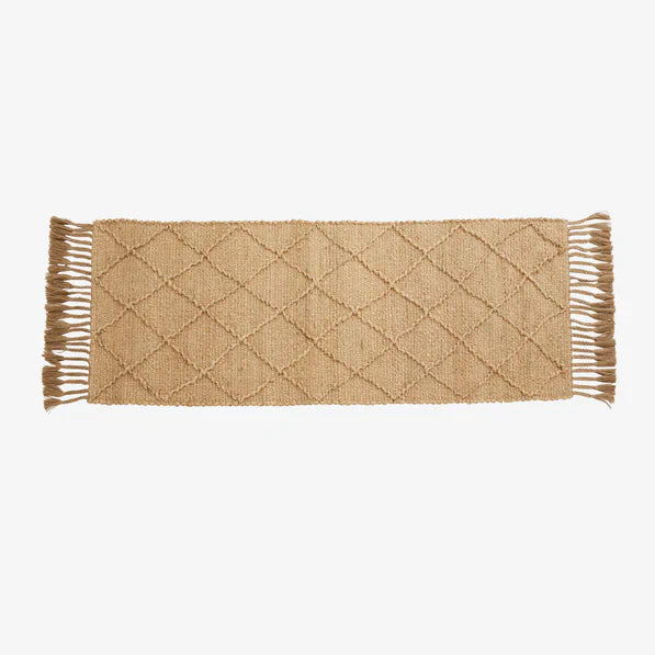 Natural Handwoven Braided Jute Rug