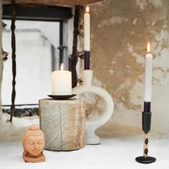 Set of 3 Recycled Candle Holders