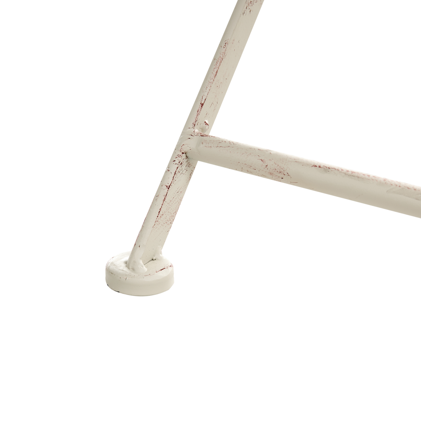 Heritage Garden Floral Folding Iron Chairs Set of 2 Light Beige