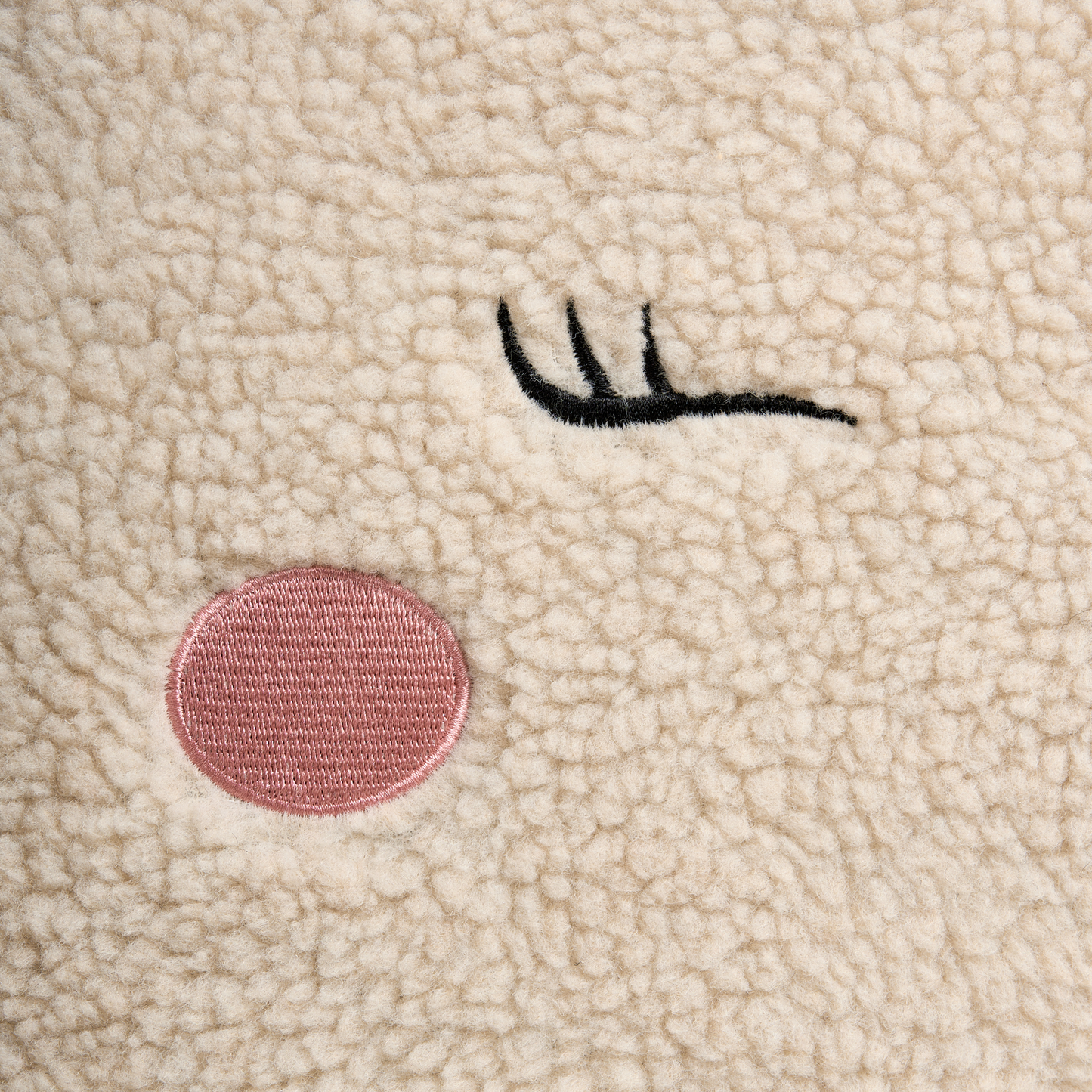 Unicorn Kids Chair Light Beige Boucle Upholstery