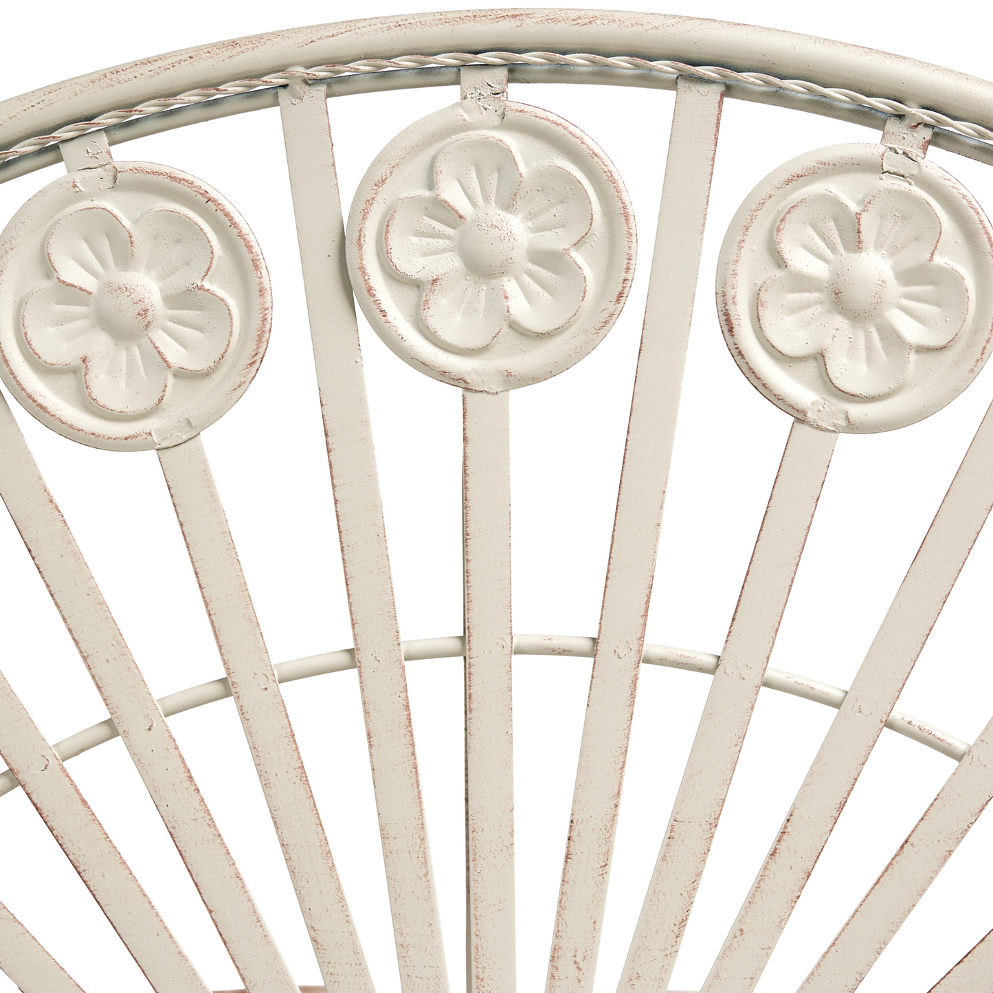 Heritage Vintage Garden Bistro Table Beige Outdoor 80 x 37cm
