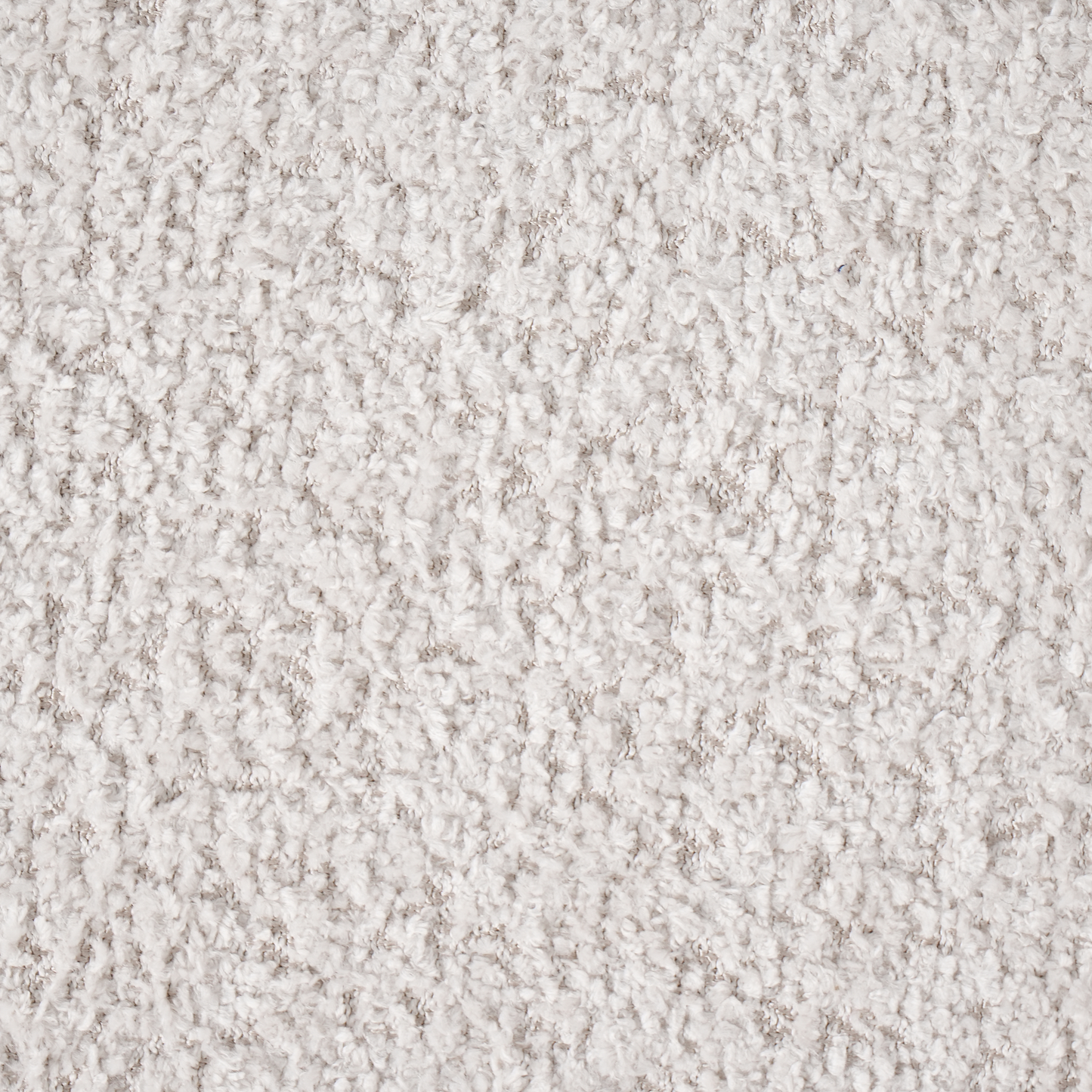 Heart Shaped Chenille Pouffe Beige Upholstered Seat