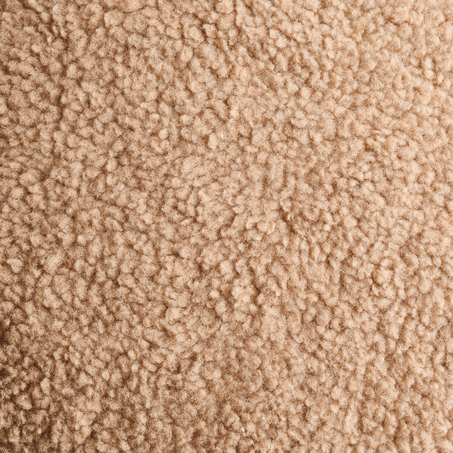 Living Beige Boucl? Mushroom Pouffe 45 x 45 x 46cm