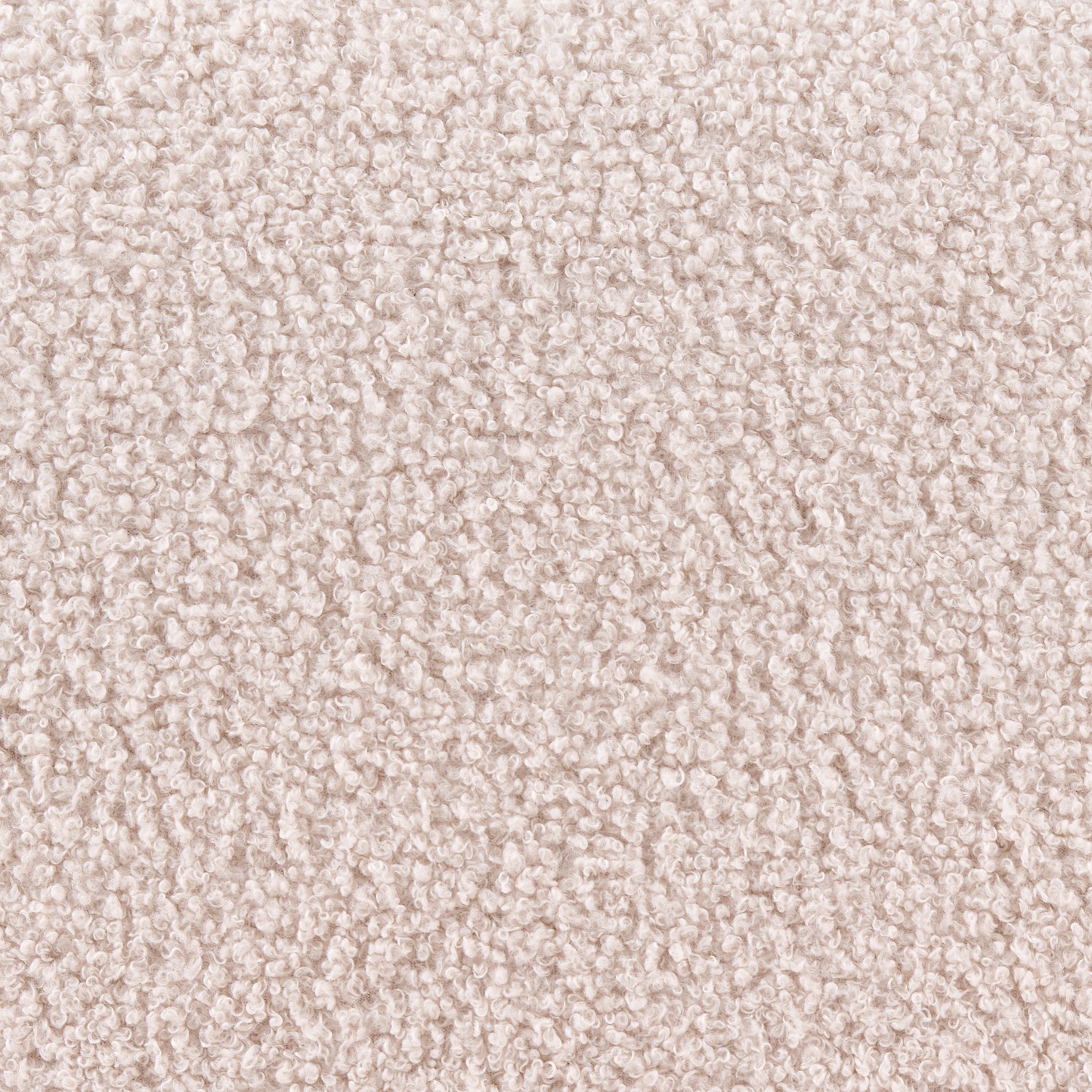 Sofa Beige and Brown Boucle 2-Seater Wood Frame Armrests