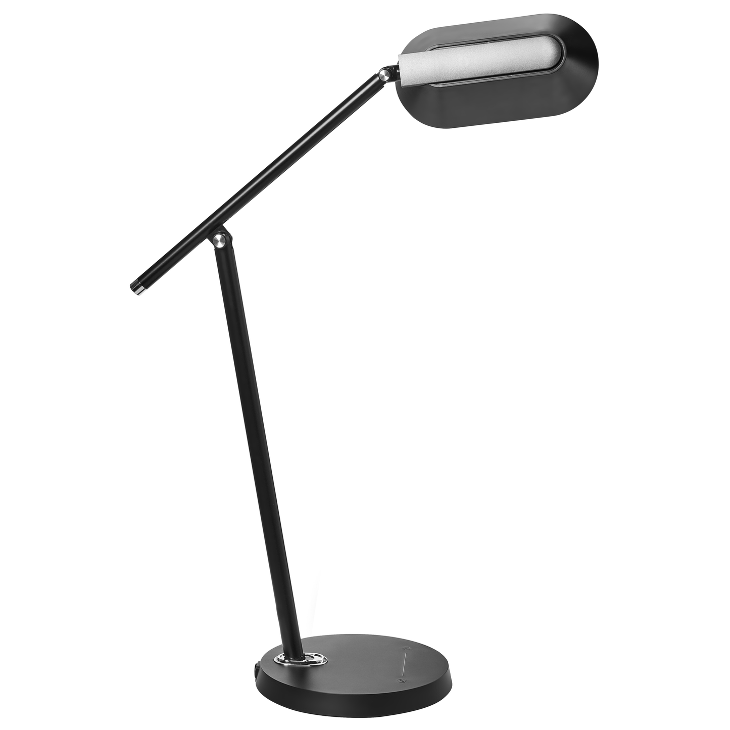 Desk Lamp Black With Adjustable Arm Stepless Dimmer Timer