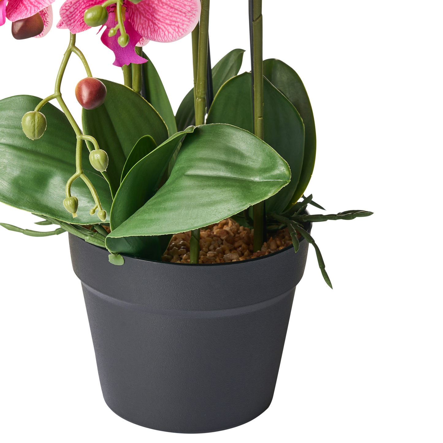 Orchidea Plant Artificial Pink Orchid 65cm Realistic Foliage Decor