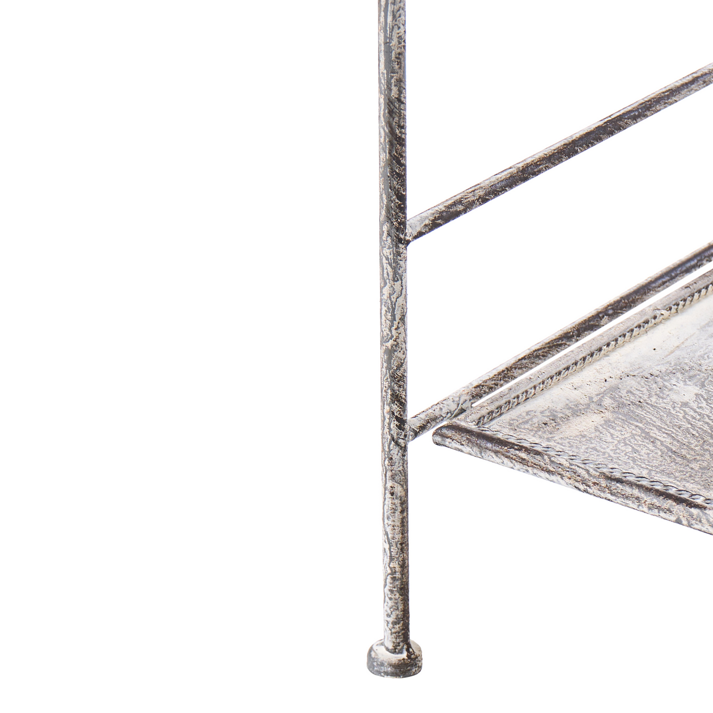 Plant Shelf Iron Grey Freestanding Garden Storage For Outdoor And Indoor Use