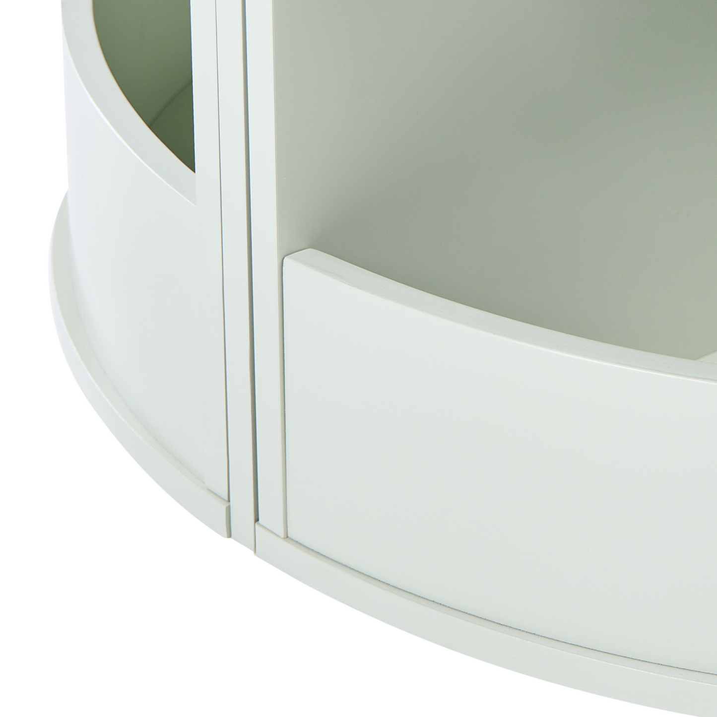 BrightNest 4 Seater Kids Table And Chairs Set Light Green Storage