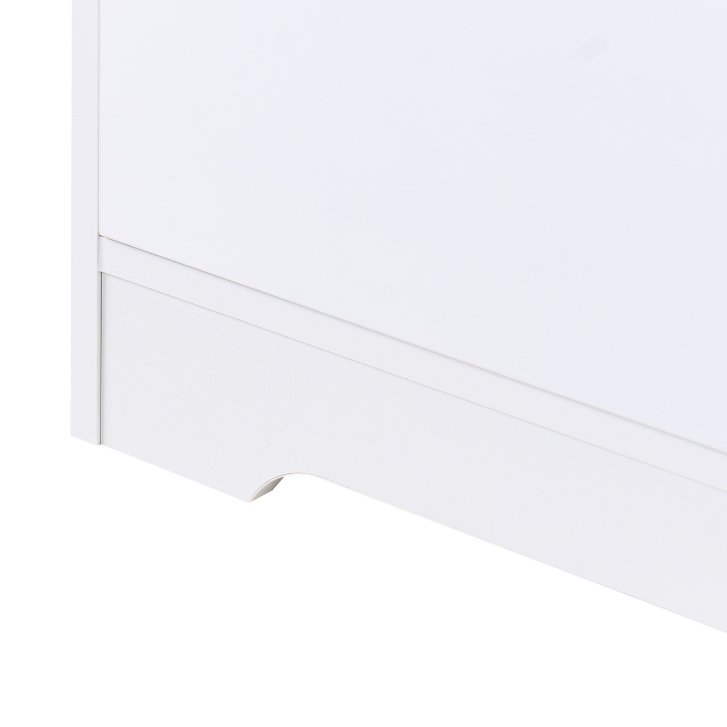 NordicLuxe Sideboard White 5 Drawer Chest MDF Storage Unit Scandinavian Style Modern Living Room Storage Cabinet