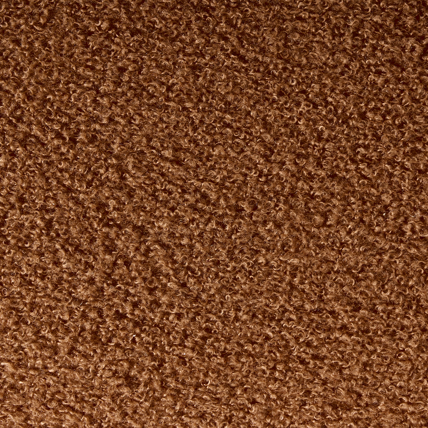 Clover And Co Golden Brown Boucle Clover Shaped Pouffe