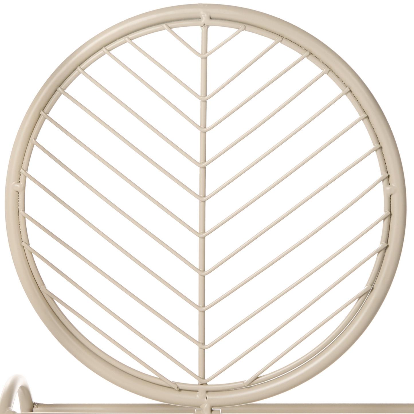 Plant Stand Beige Iron Indoor Outdoor 26 x 53 x 71cm