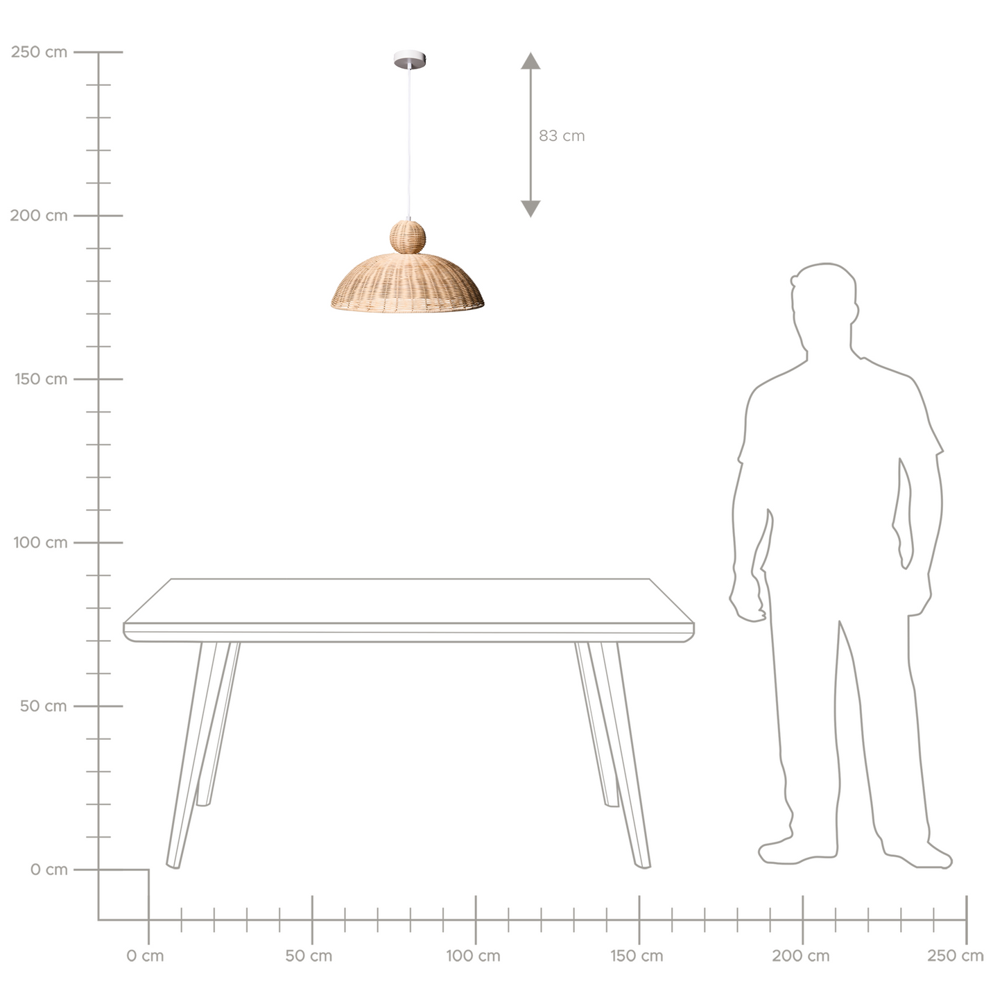Pendant Lamp Large Handwoven Natural Ceiling Light