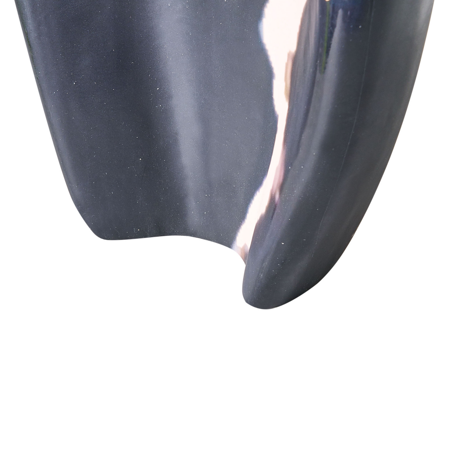 Decorative Mango Wood Vase Beige and Black Narrow Neck Handmade