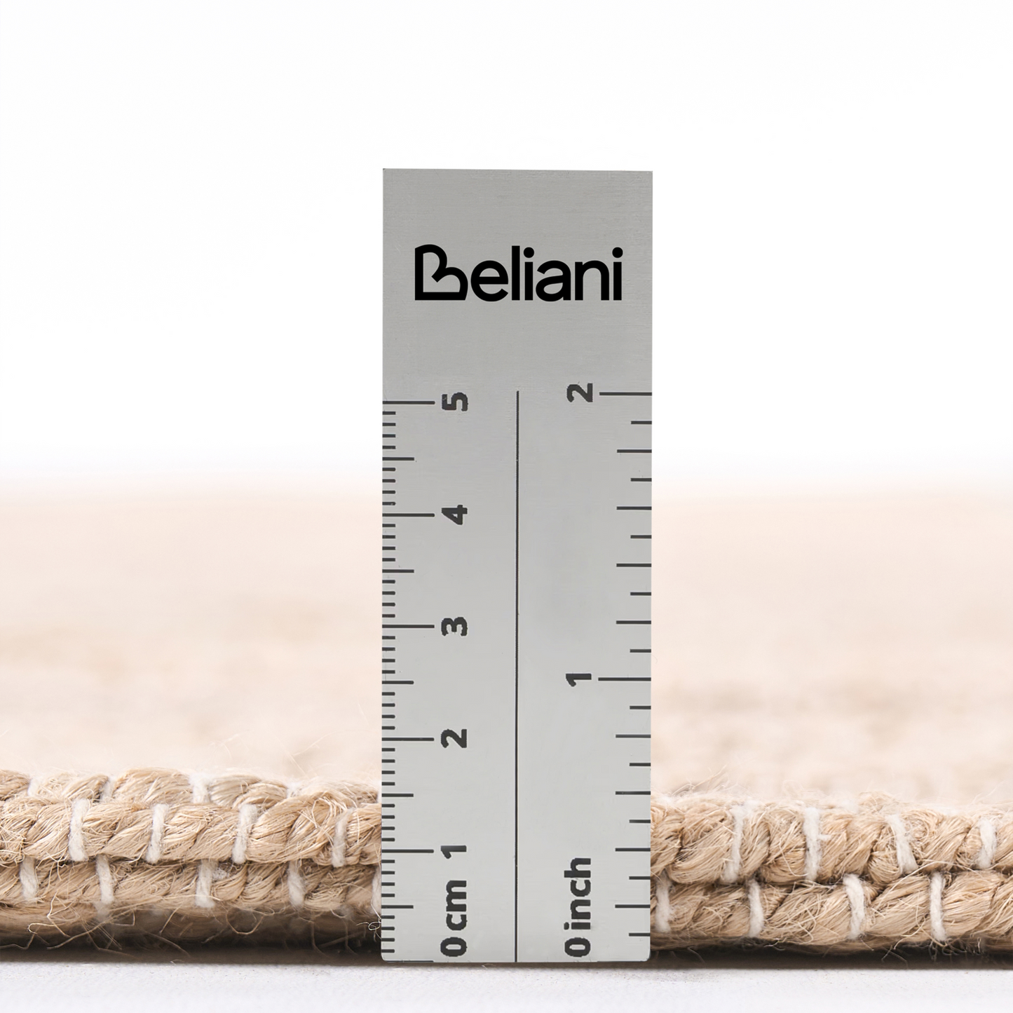 Runner Rug Light Beige Jute 80 x 300cm