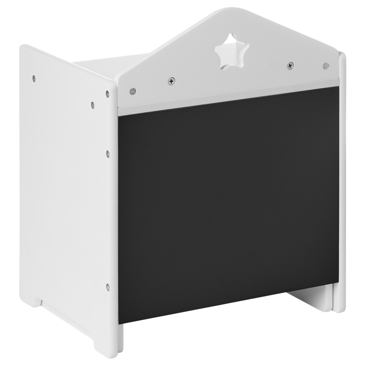 BrandName White MDF Chalkboard Montessori Desk And Chair Set For Kids Room Scandinavian Design
