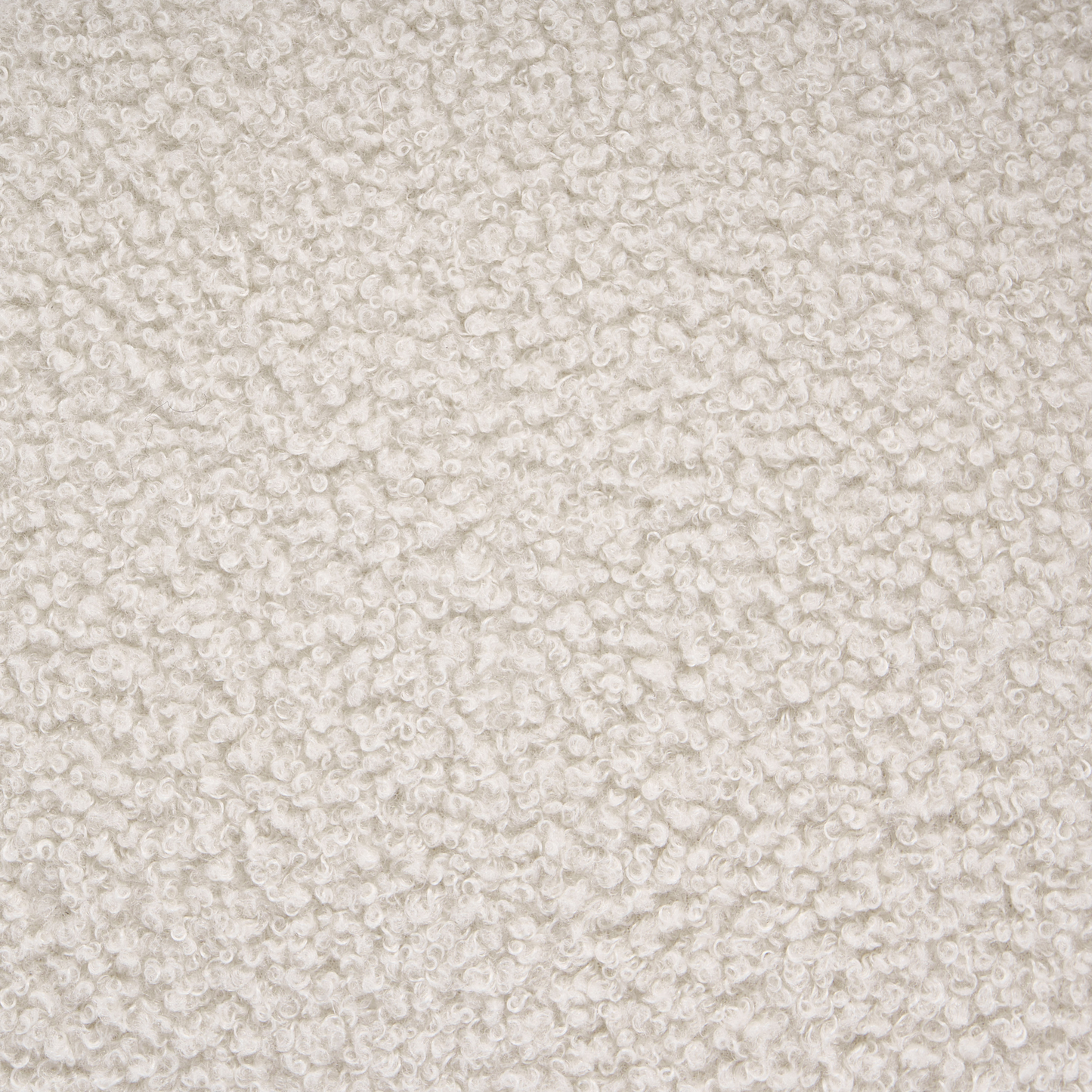 Ottoman Off White Boucle Modern Living Room