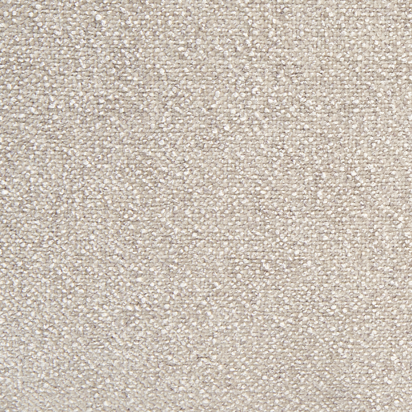 Beige Boucle Upholstered Accent Pouffe Bench With Wide Legs For Living Room And Bedroom
