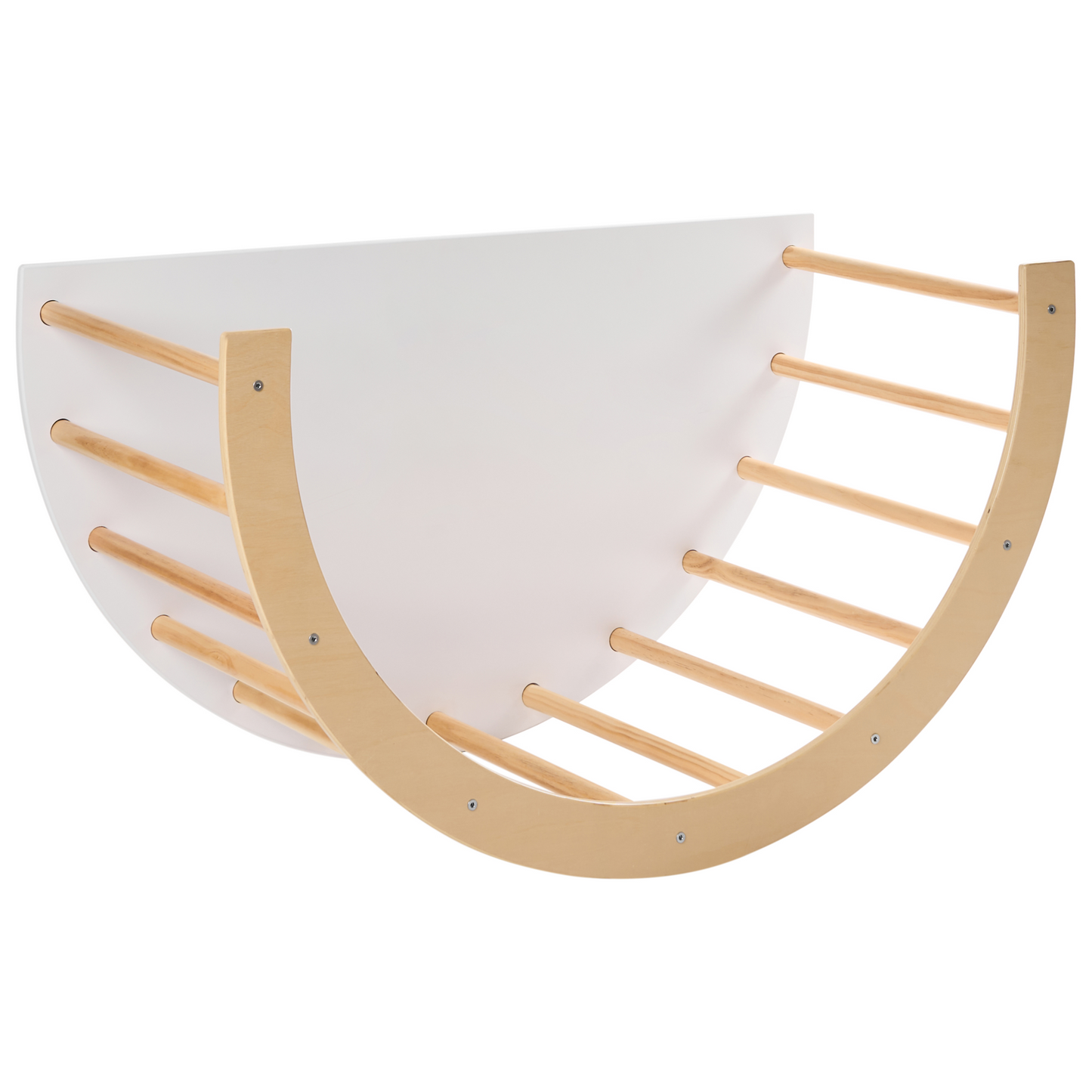 Climbing Arch Light Brown Pine Wood 3-In-1 Montessori Chair
