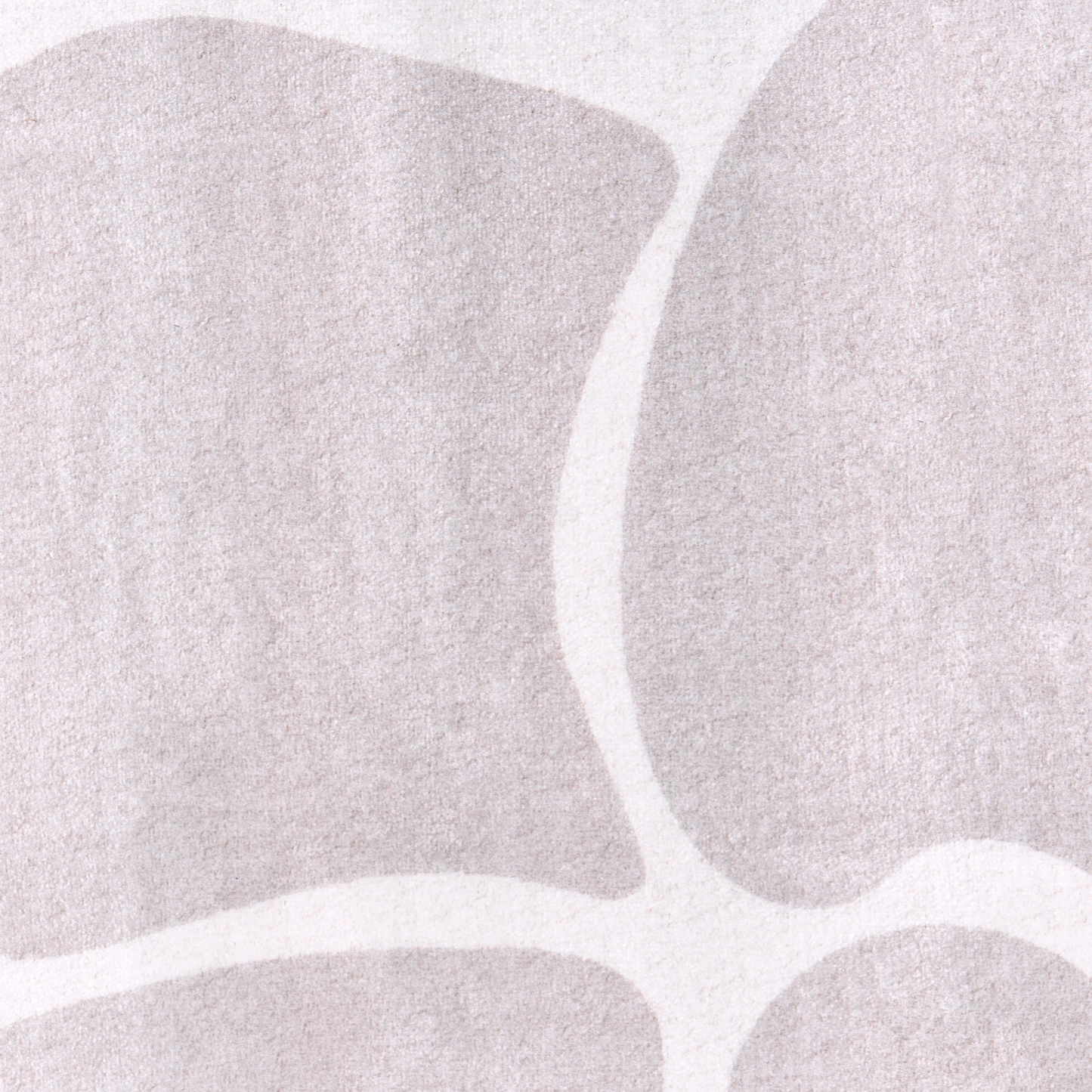 Home Beige Flower Pattern Area Rug 140 x 200cm Anti Slip Backing For Underfloor Heating