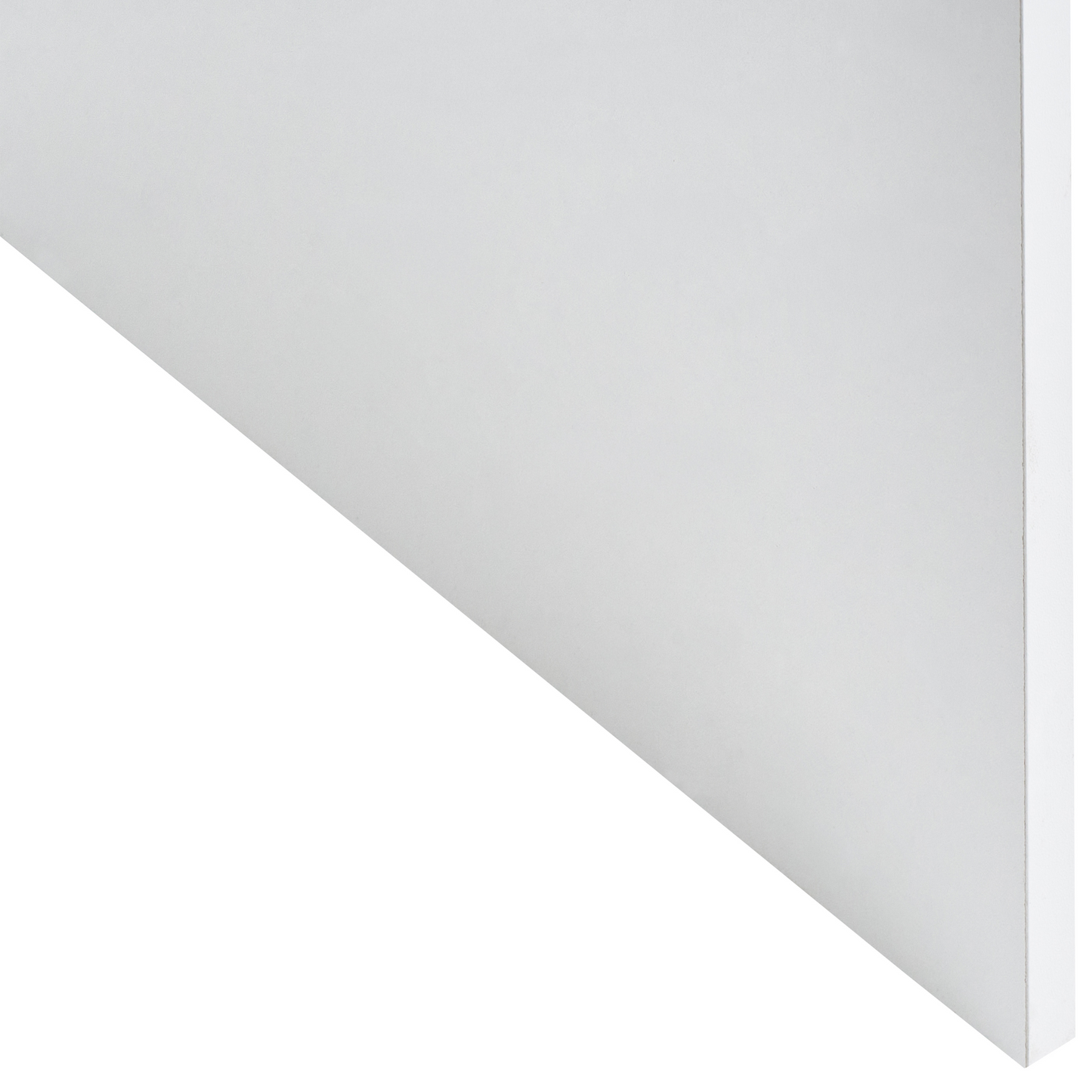 White Corner Desk With Open Shelves L-Shape
