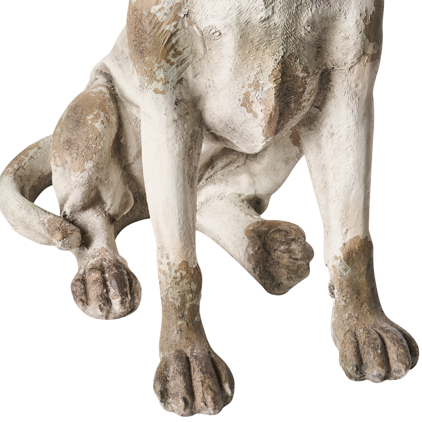Coastal Dog Garden Figurine Beige 42 x 50 x 70cm
