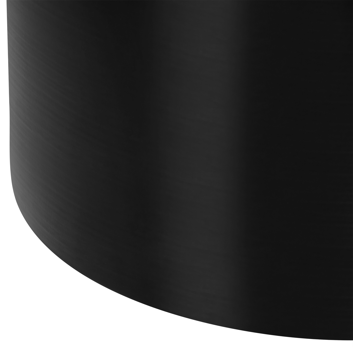 Arcadia Accent Side Table Black Iron Painted