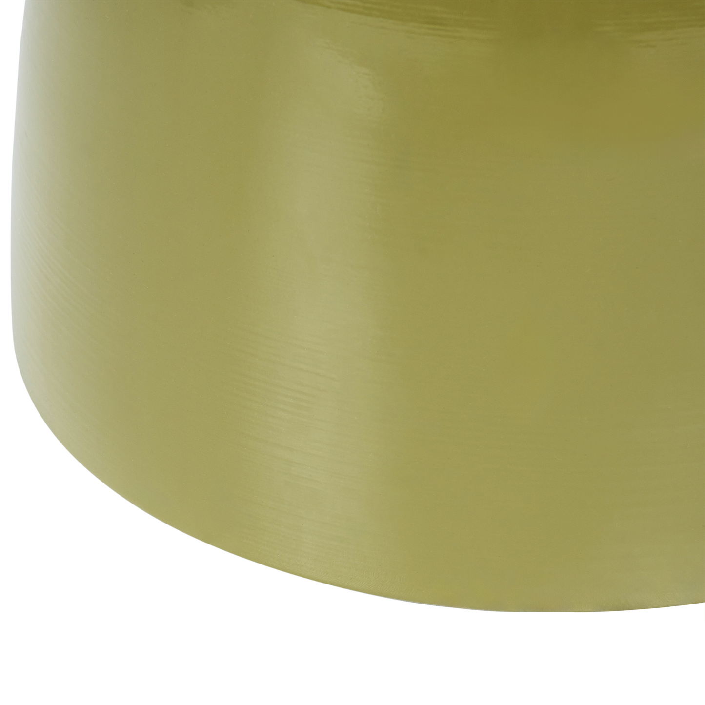 Home Olive Green Iron Accent Side Table For Living Room And Bedroom Minimalist Durable Indoor Use