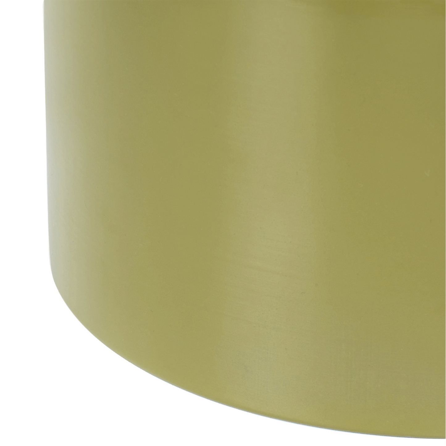 Olive Iron Home Accent Side Table Olive Green Painted Indoor Living Room Bedroom