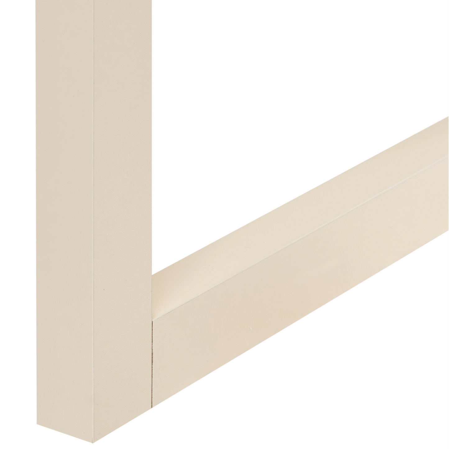 Home Scandinavian Desk With Drawer Storage Beige Wood 110 x 50cm Modern Minimalist Office