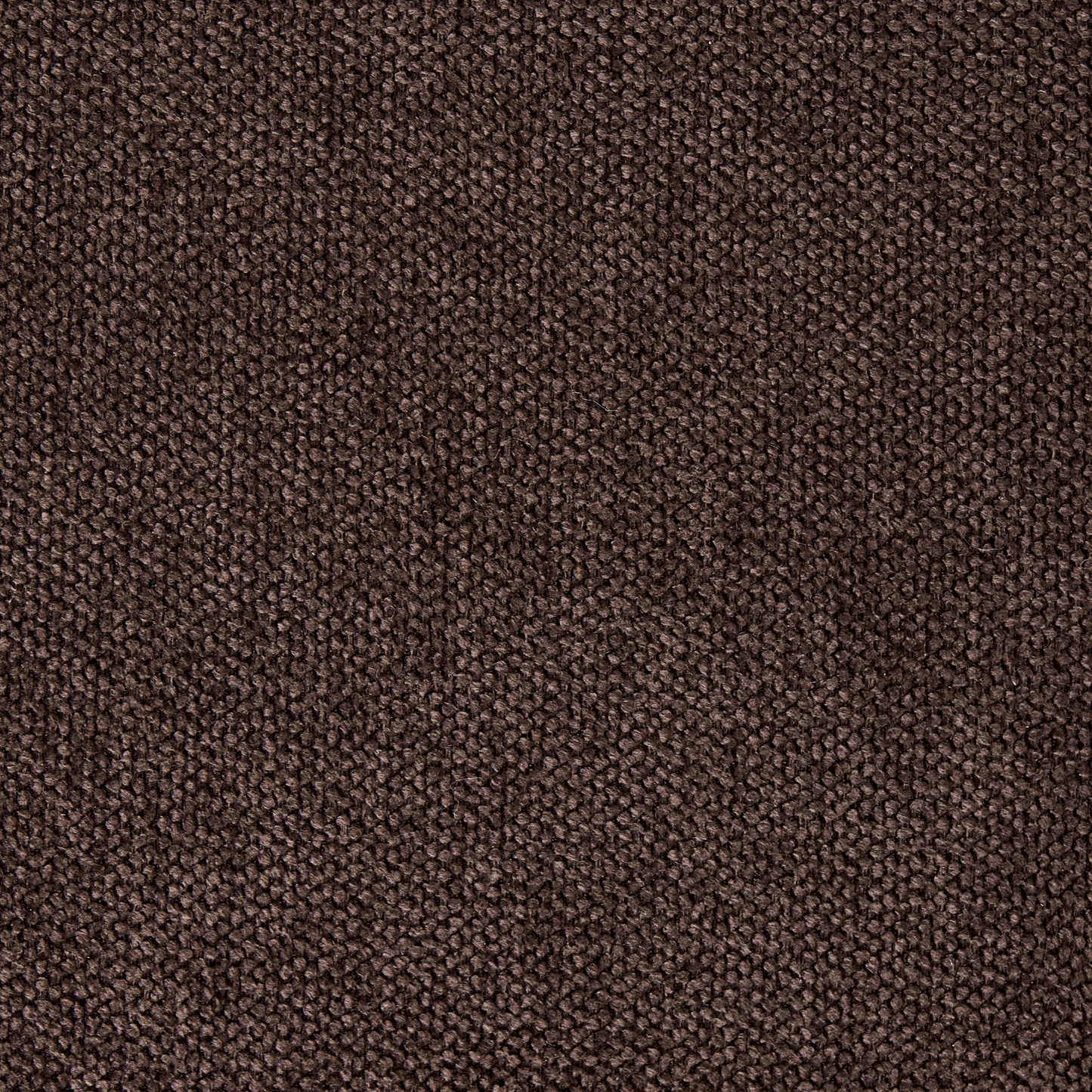 Ottoman Dark Brown Fabric Footstool Mid Century Modern