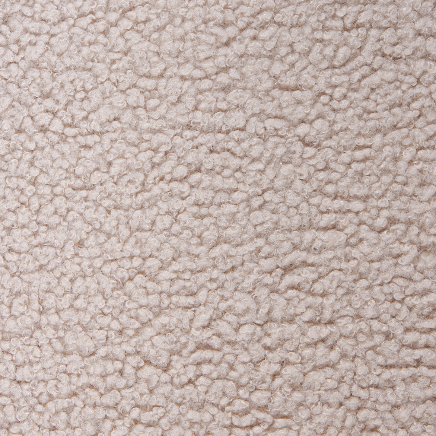 Aura Home Armchair Light Beige Boucle Upholstery Retro Design