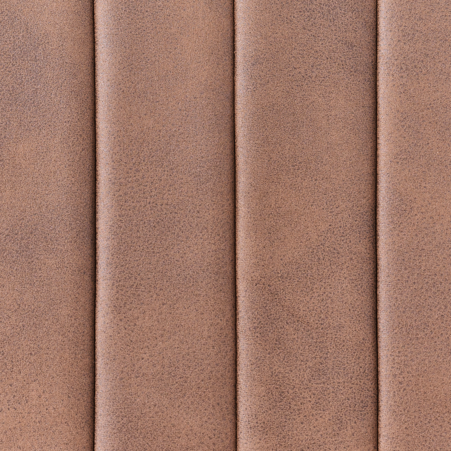 Rocking Armchair Brown Faux Leather Upholstery With Rubberwood Legs And Armrests For Living Room