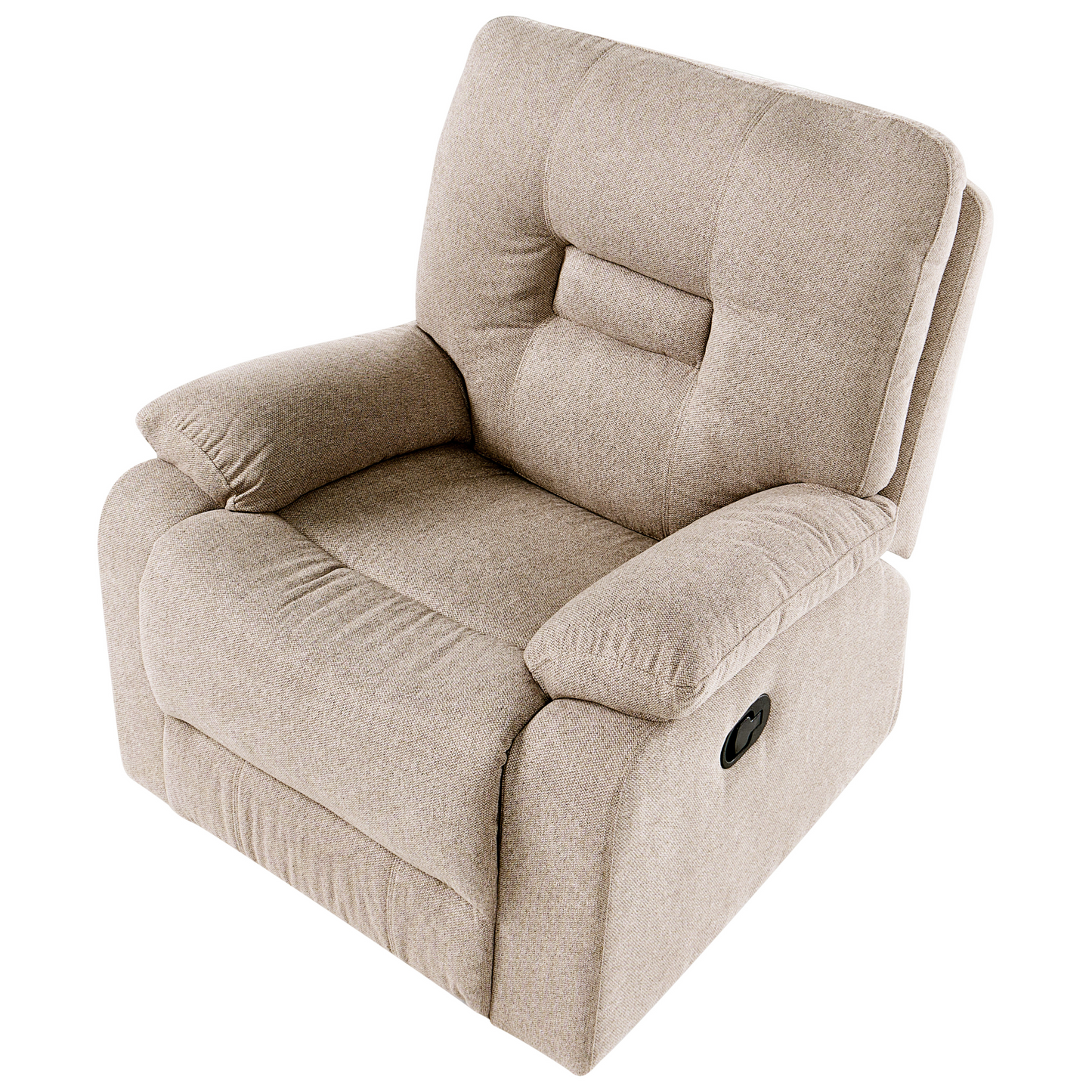 Beige Manual Recline Living Set 3 Seater 2 Seater Armchair