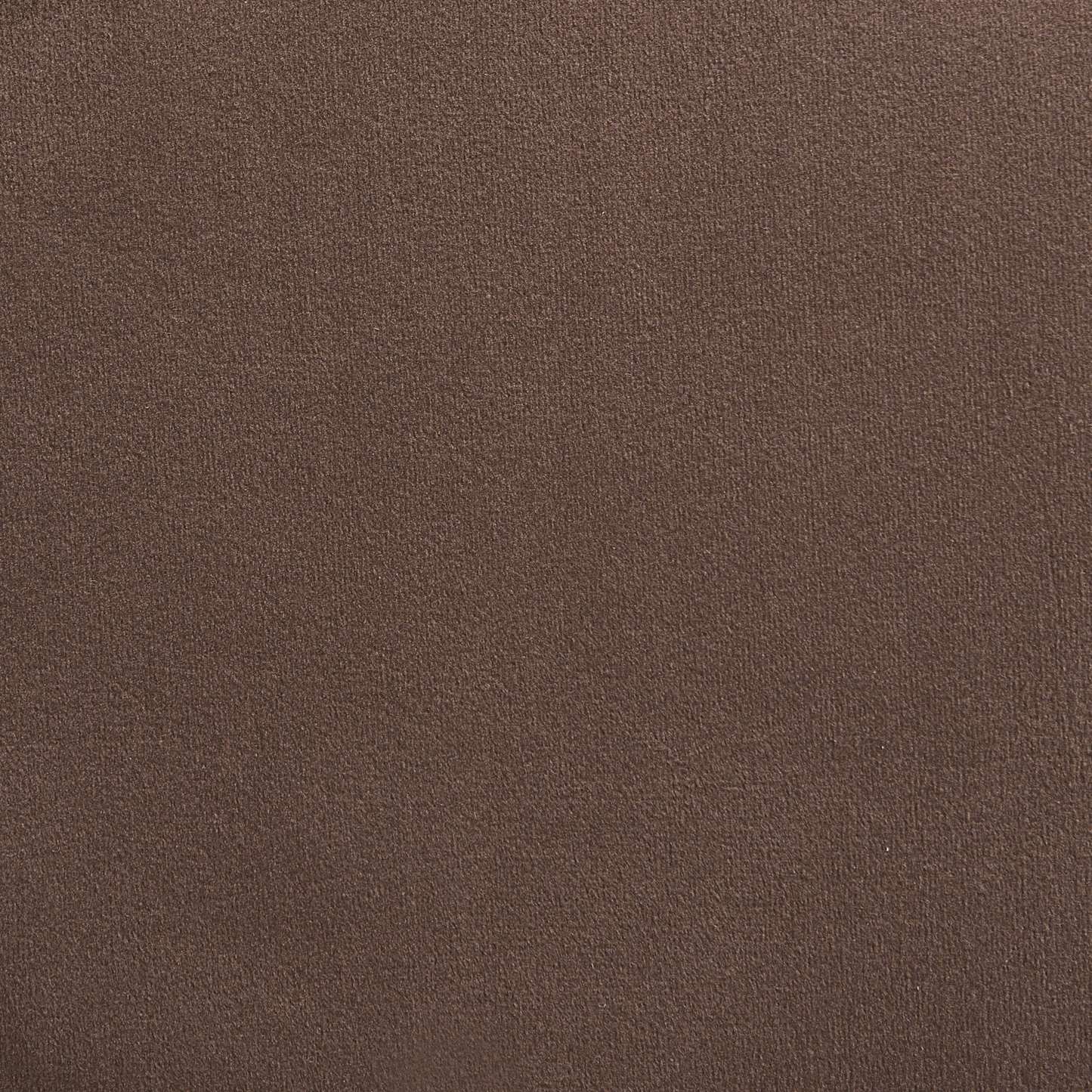 Horizon Velvet Dark Brown Pouffe 60 x 60cm Soft Touch Upholstered Square Footstool For Modern Living Room
