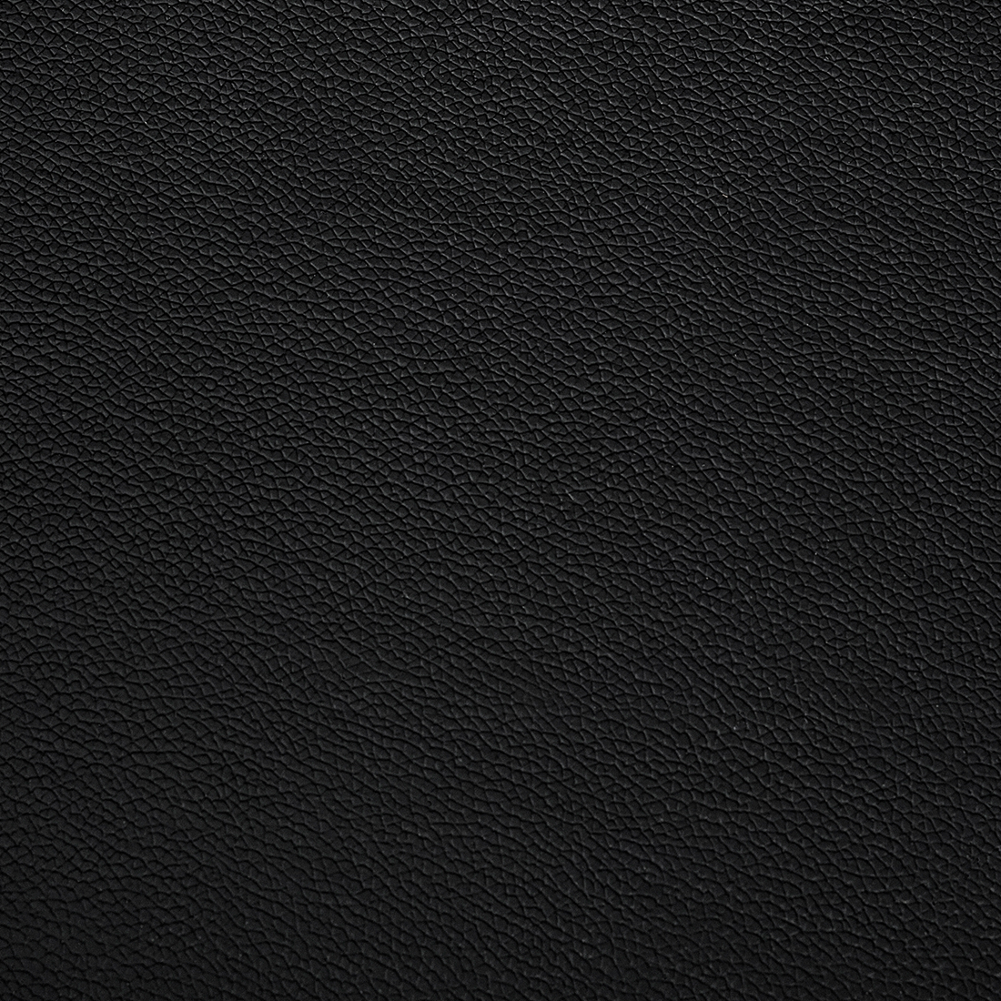 Luxor Black Genuine Leather Ottoman Footstool Rectangular