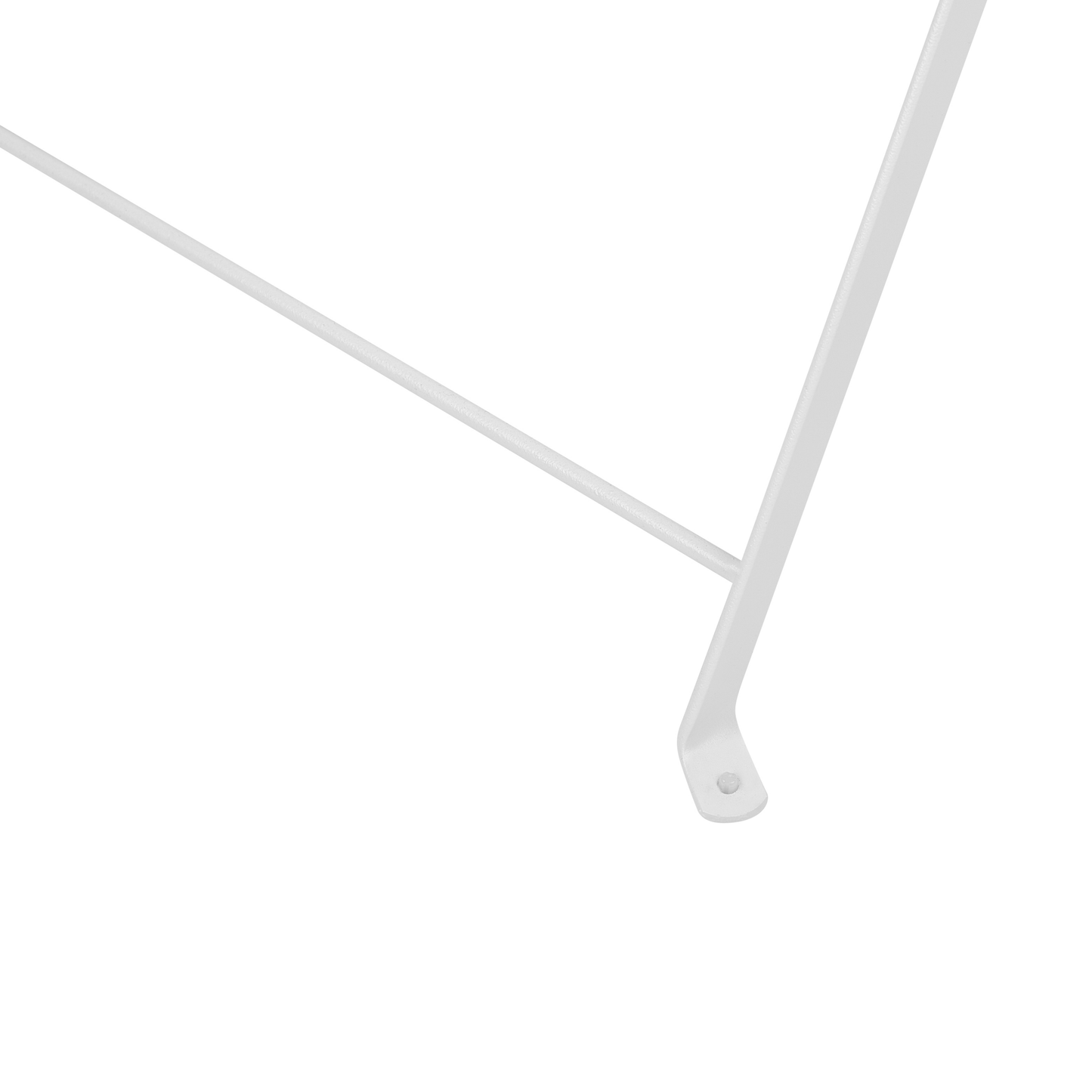 White 3 Piece Metal Folding Bistro Set Outdoor