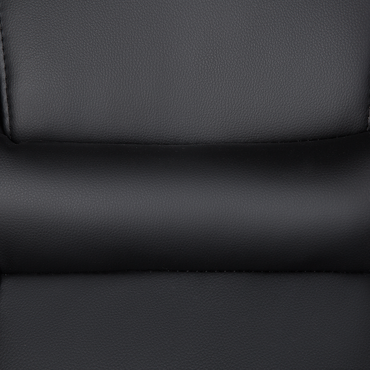 Office Executive Chair Black Faux Leather Swivel