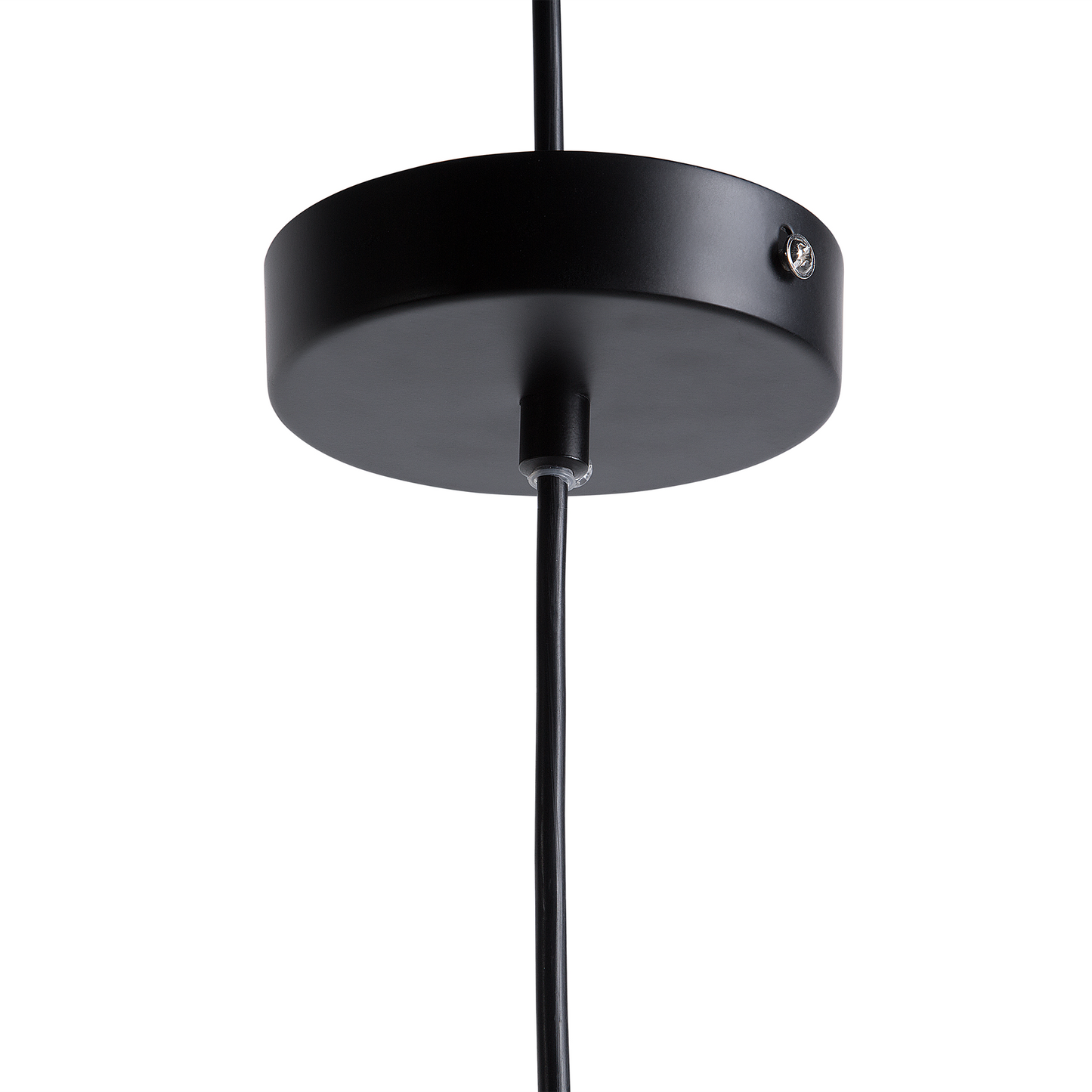 Industrial Black One Light Pendant With Wire Cage Shade