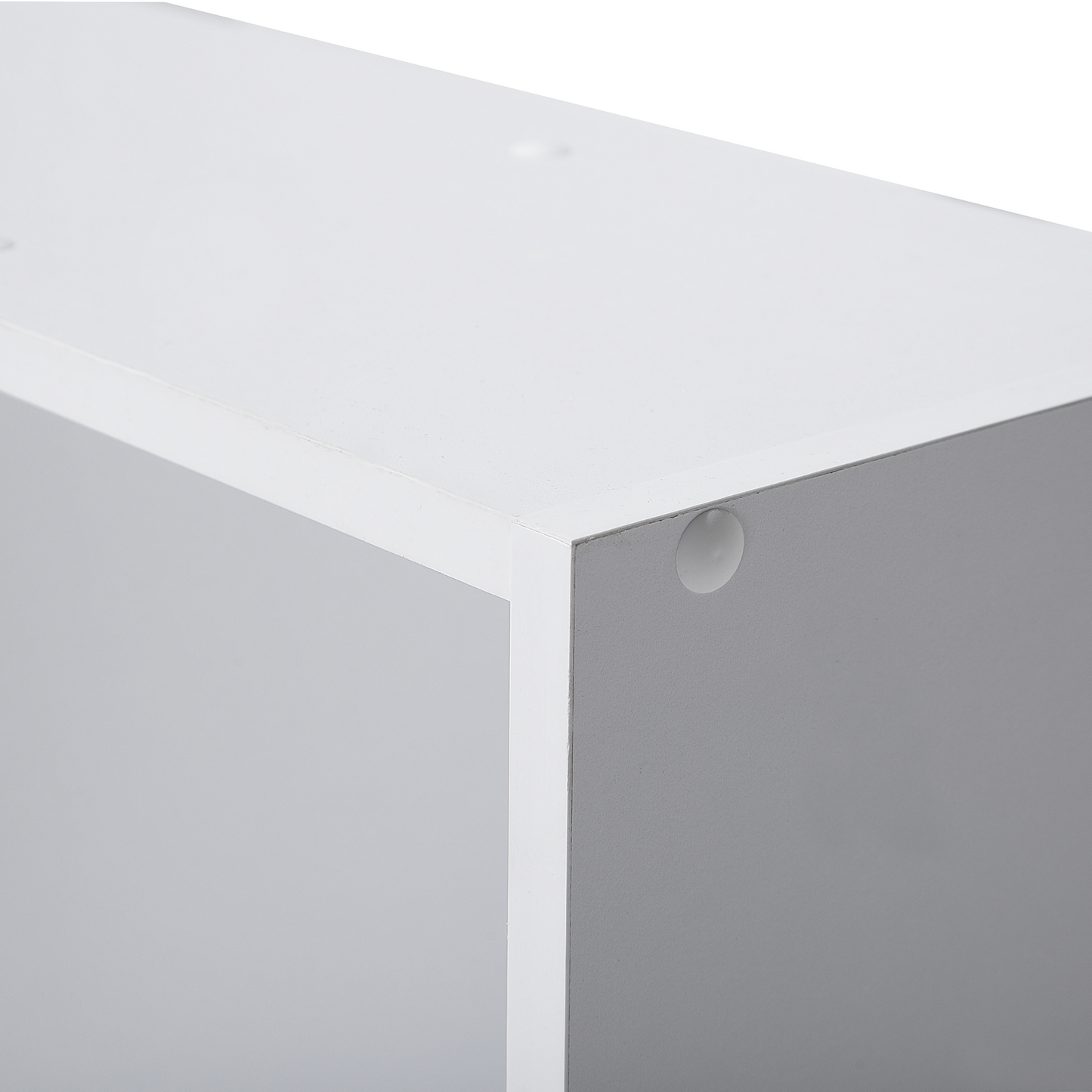 White 174 x 83cm 10-Compartment Bookcase Scandinavian
