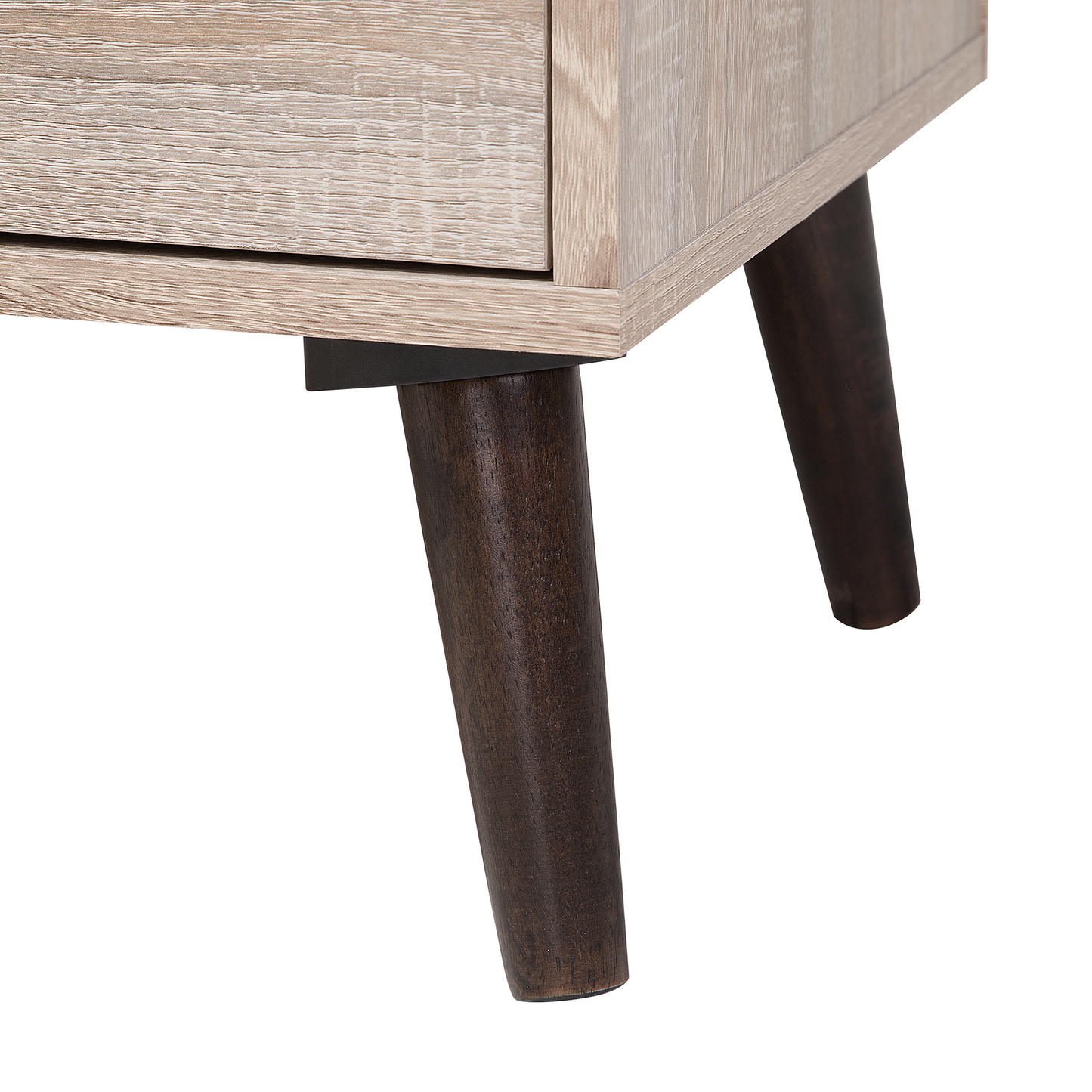 TV Stand Light Brown Grey for 78 Inch TV 2 Cabinets