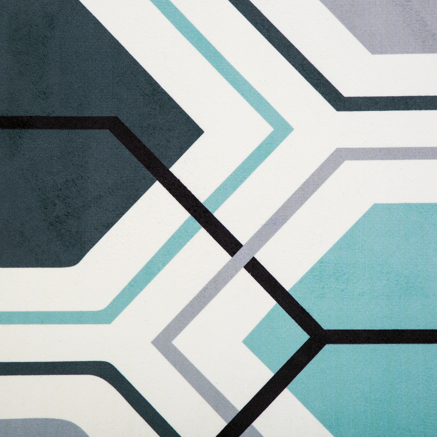 Rugs Multicolor Geometric Area Rug 80 x 150cm