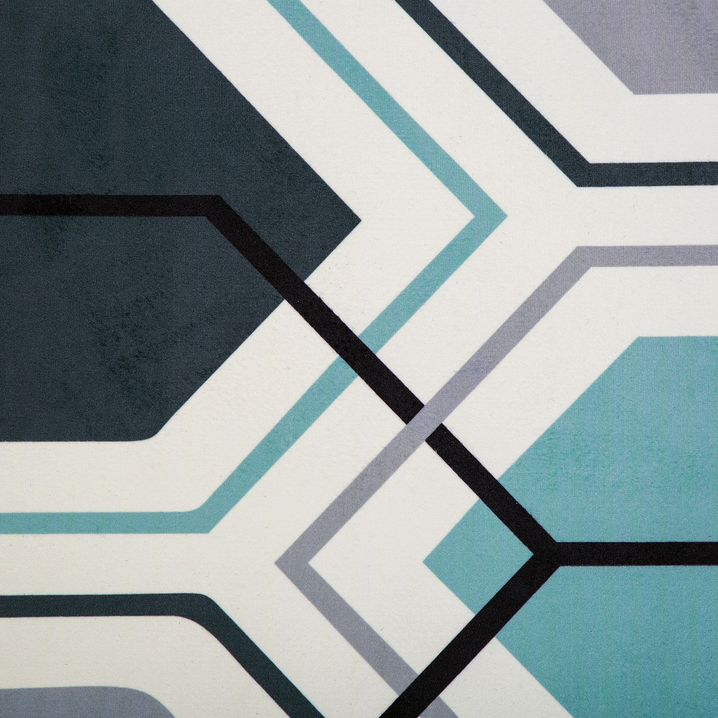 Multicolor Geometric Linear Area Rug 160 x 230cm Polyester