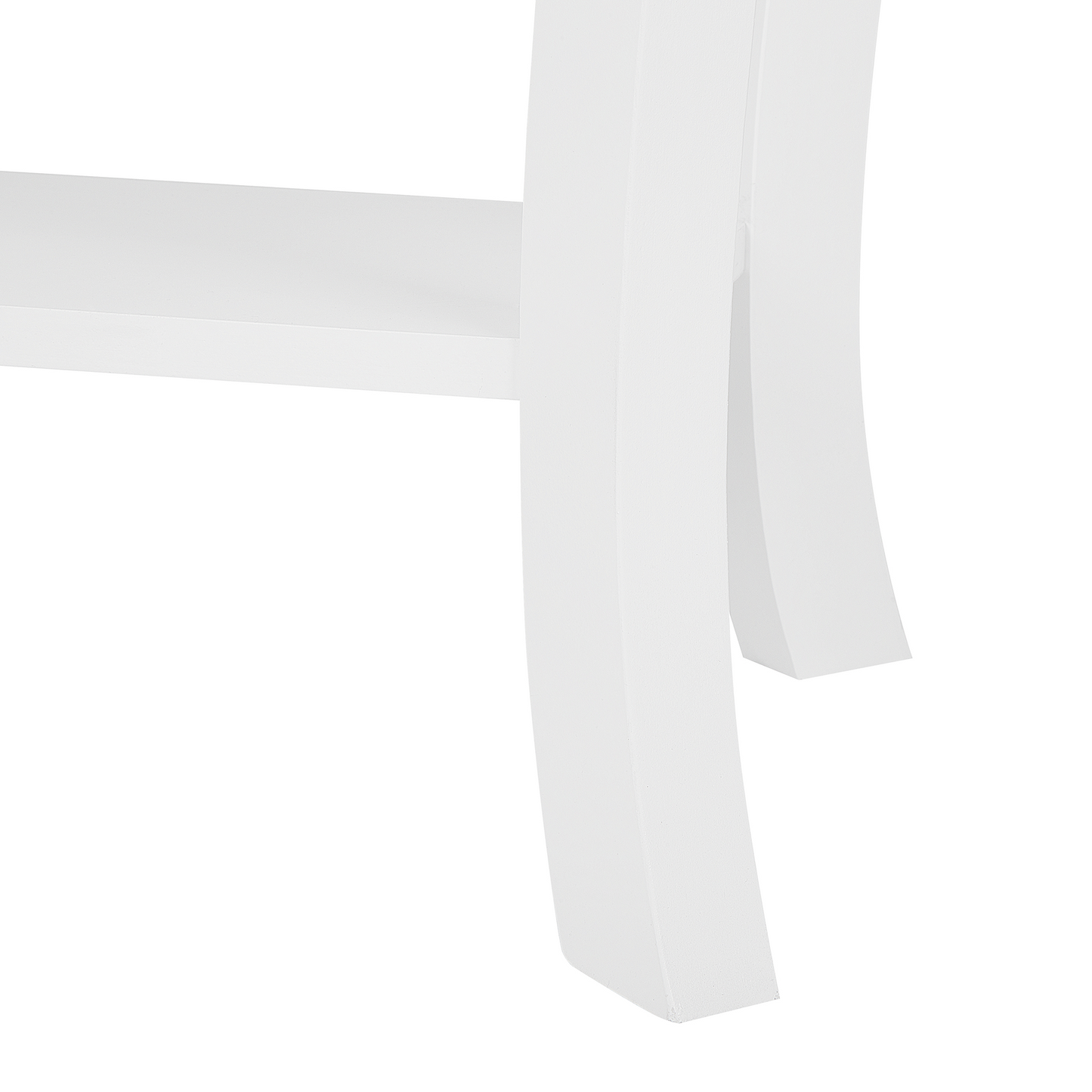 White Console Table 100 x 30cm Modern French Style