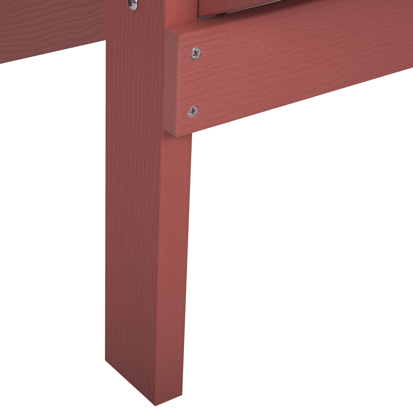 Garden Chair Red Weatherproof Modern Style