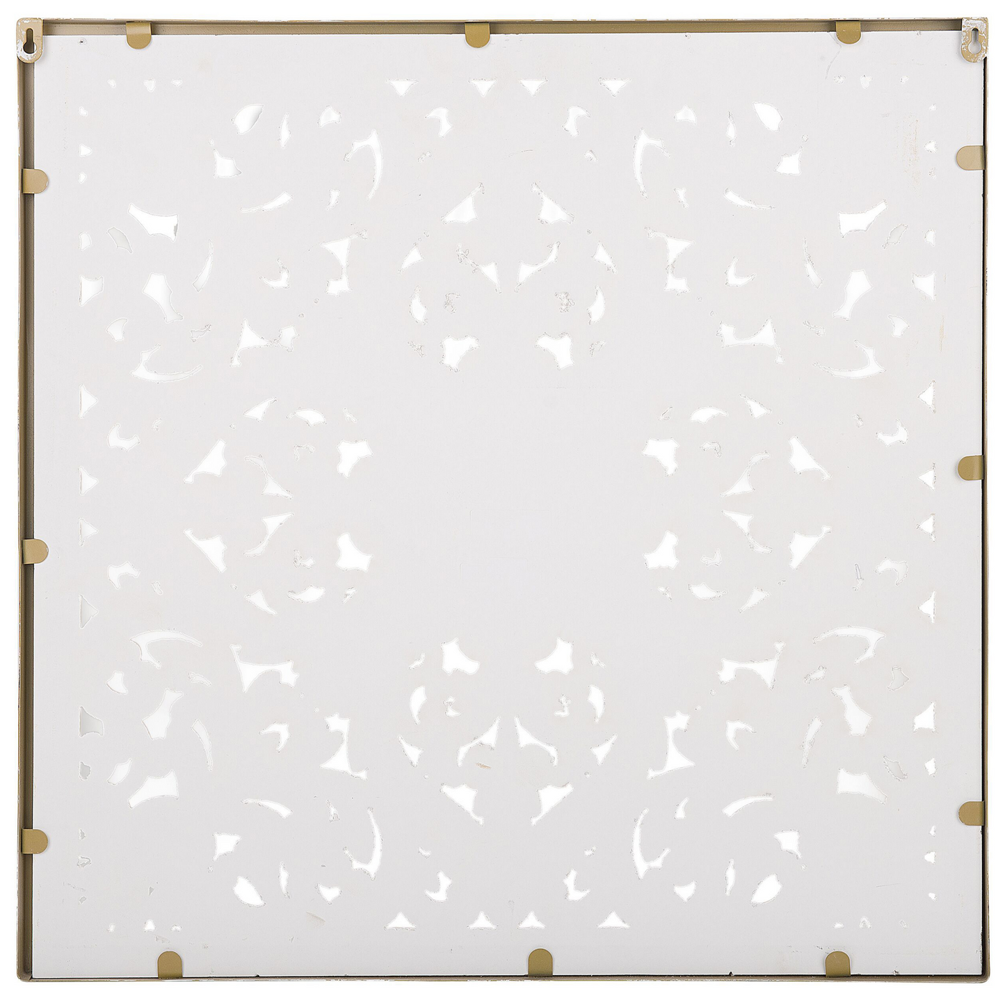 Damask Wall Decor 60 x 60cm Light Brown Square