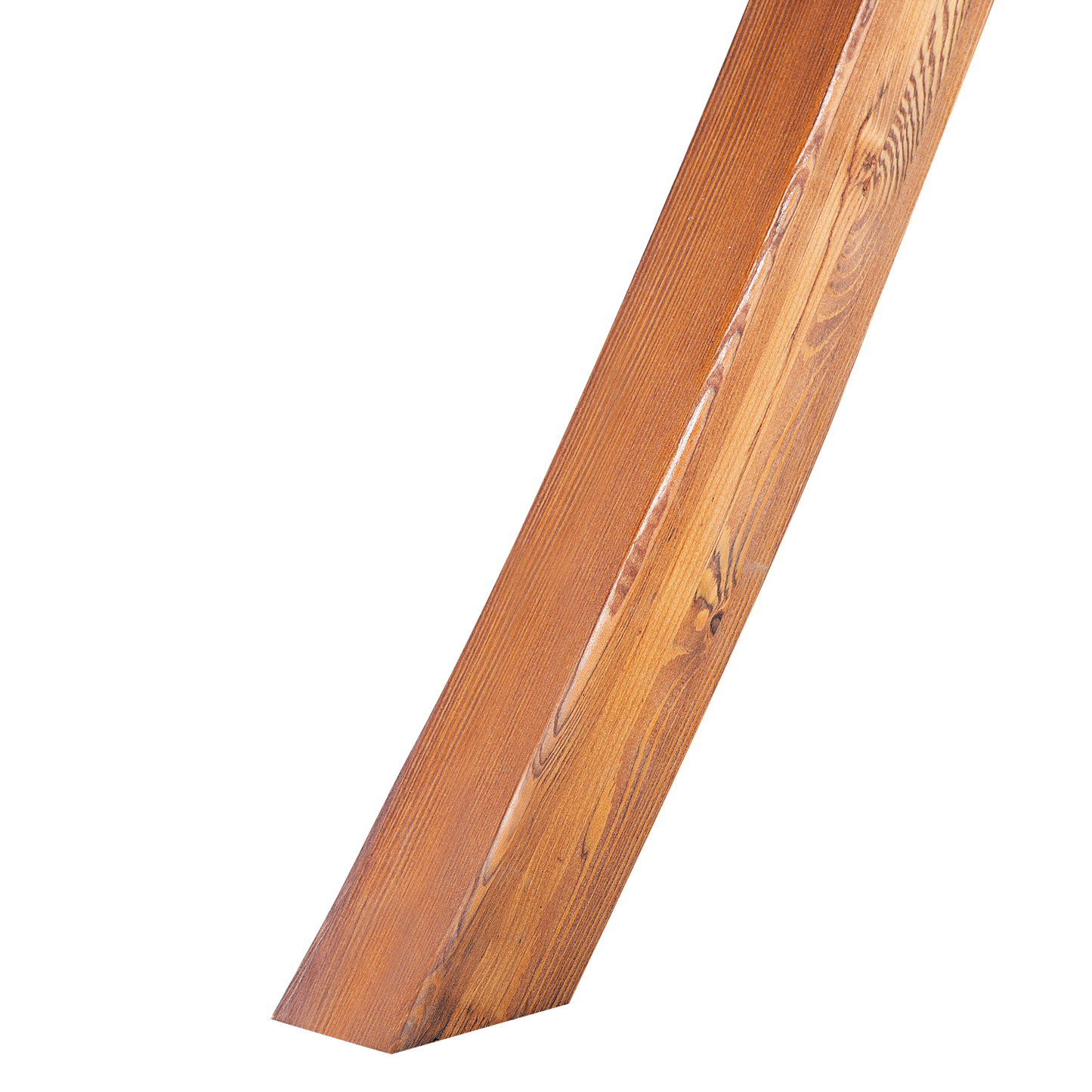 Larch Wood Frame Garden Swing 2-Seater Freestanding Teak Tone