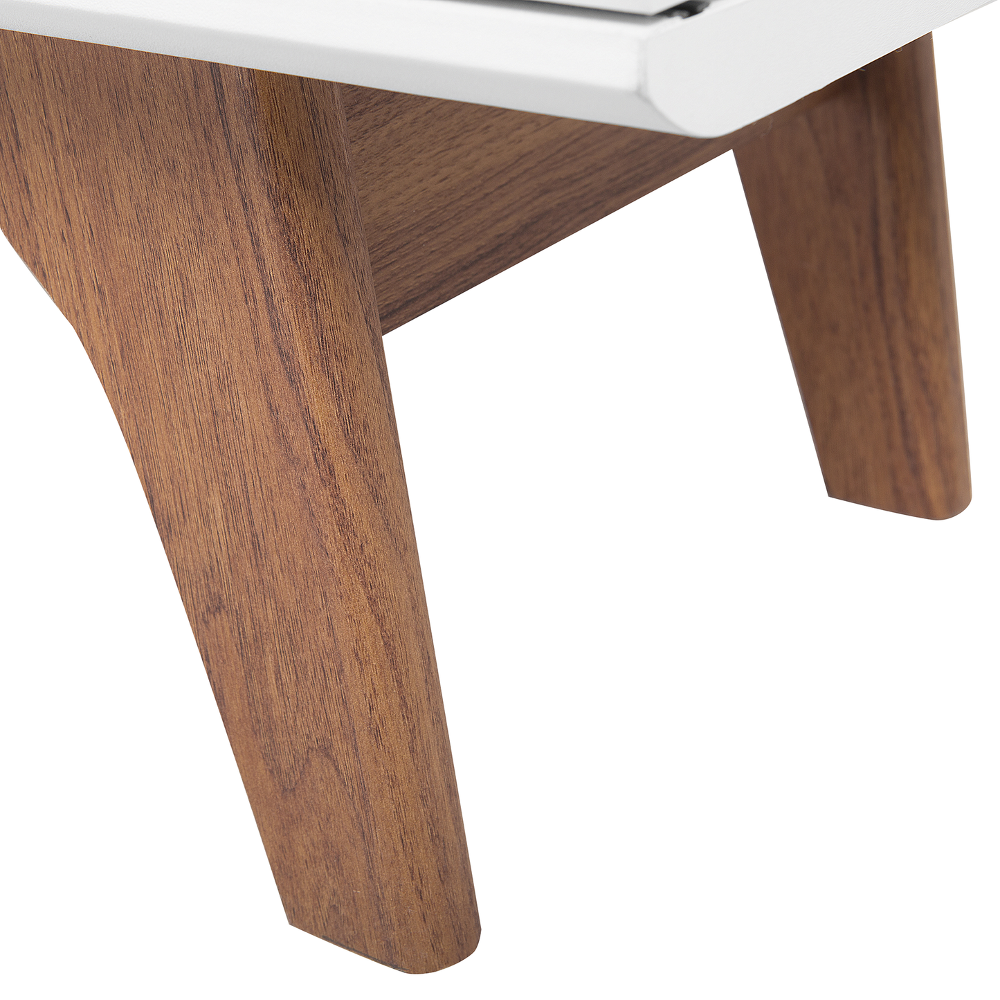 TV Stand Dark Brown White Up To 67In Five Shelves Drawer Modern