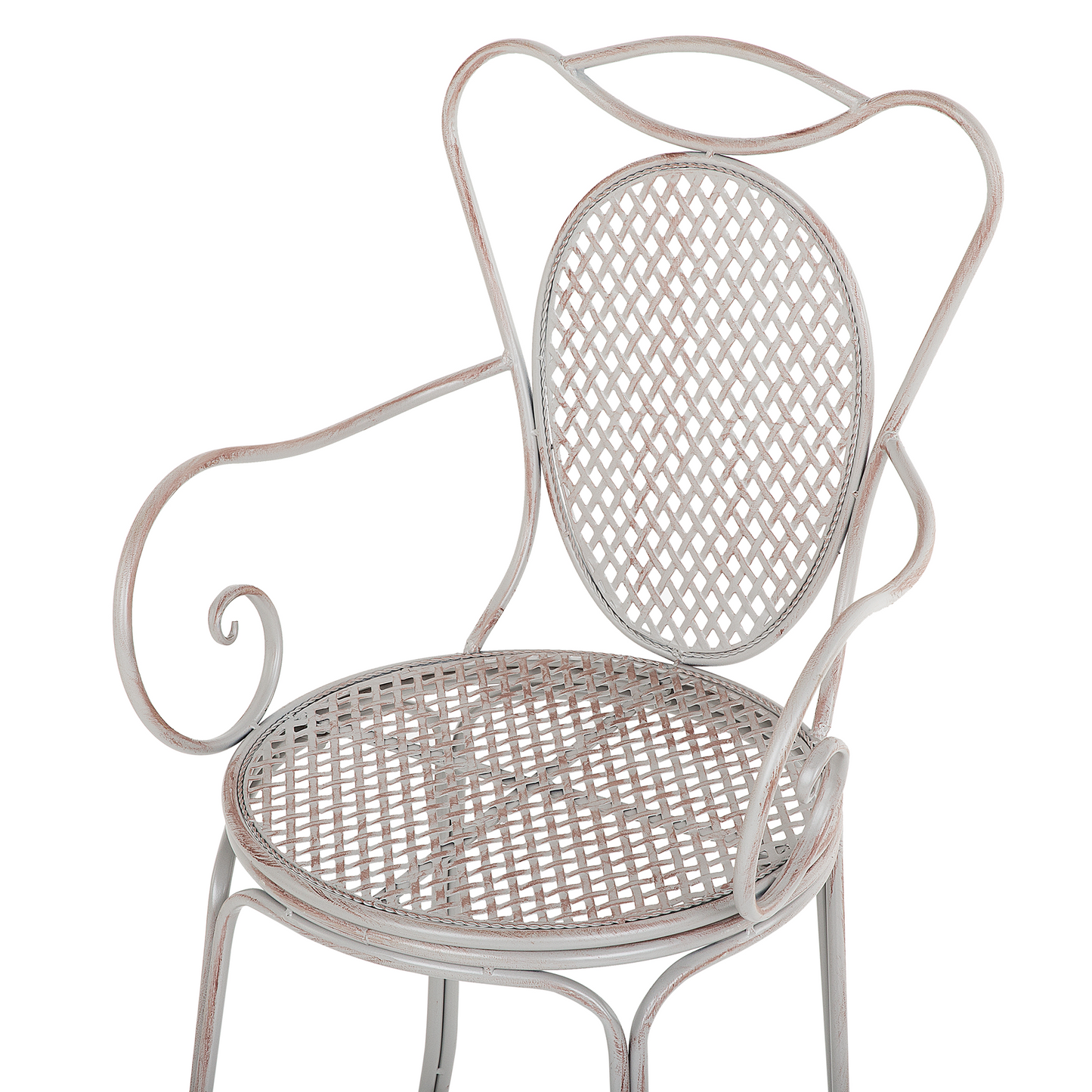 Chateau Belle Bistro Set Grey Table and 2 Chairs Shabby Chic Outdoor