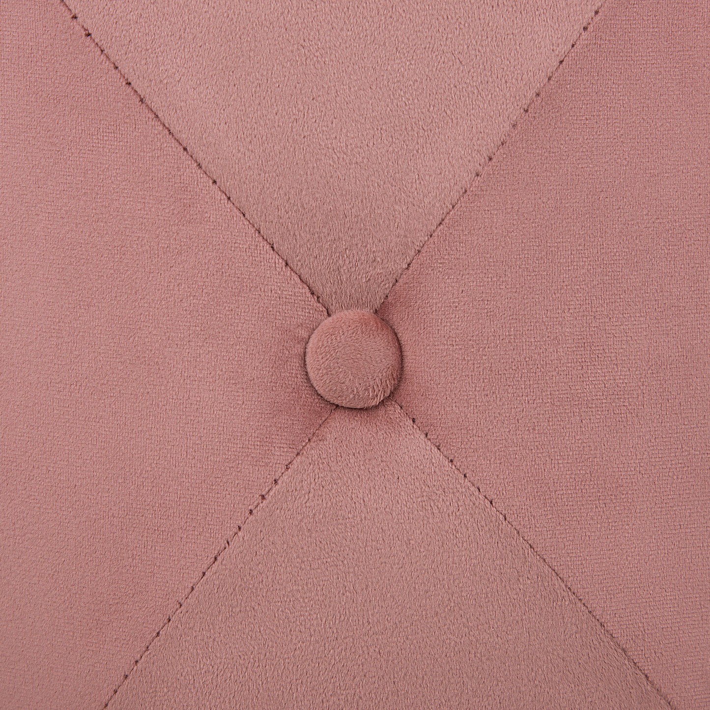 Chesterfield Velvet Round Tufted Quilted Pink Ottoman Pouffe